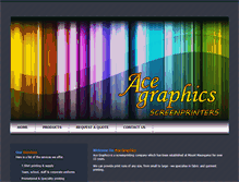 Tablet Screenshot of acegraphics.co.nz